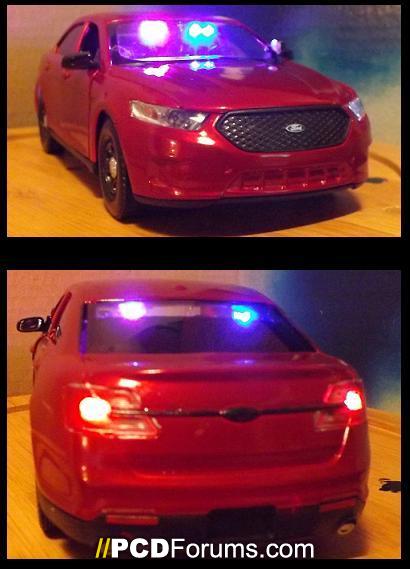 1-24 Burgundy Ford unmarked with leds (9)