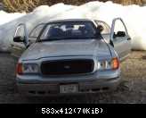 1-18 Silver slicktop unmarked ford (16)