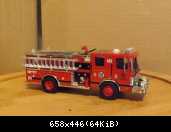1-64 Fire Truck Willow Springs, Il CODE3 with leds Prep (15)