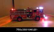 1-64 Fire Truck Willow Springs, Il CODE3 with leds Prep (19)