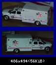 1-64 Dodge 4 door ambulance with reflective decals (4)