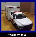 1-64 Dodge 4 door ambulance with reflective decals (3)