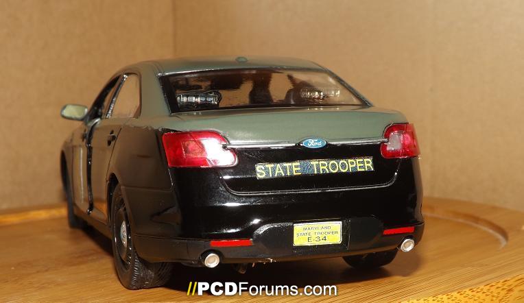 1-24 Maryland State Police with leds and reflective decals (6)